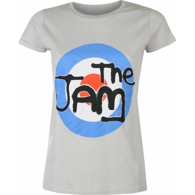 ROCK OFF дамска тениска The Jam Spray Target Logo СИВ - ROCK OFF - JATS02LG