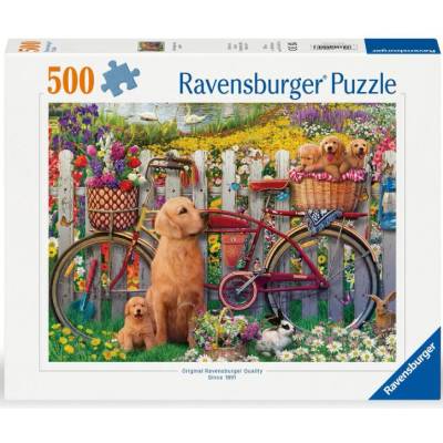 Ravensburger Puzzle Cute Dogs In The Garden 500p (12000209)
