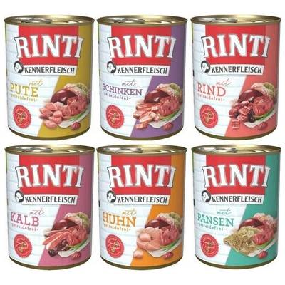 Rinti Kennerfleisch Mix príchutí 6 x 800 g
