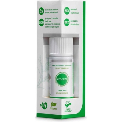 Ecocera Hair Detox suchý šampon pro brunetky 15 ml