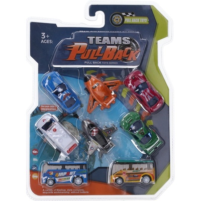 Wiky Vehicles Dopravné prostriedky 8 ks 7 cm