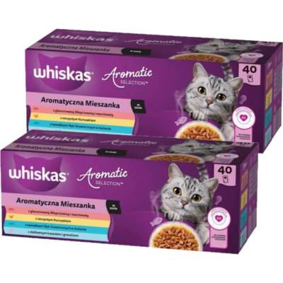 WHISKAS Adult Aromatic Mix sáčky 80 x 85 g