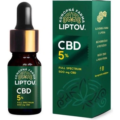 Konopna Farma Liptov Cbd масло 05 % full spectrum premium