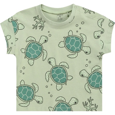 Lindex Тениска 'Turtle' зелено, размер 74