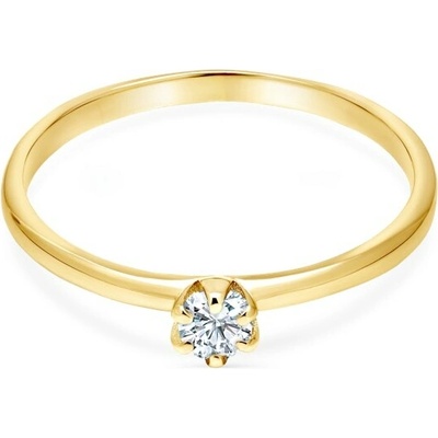 Savicki Zásnubný prsteň žlté zlato diamant SAVMAYP1000102029