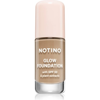 Notino Glow Foundation With SPF 50 & Plant Extracts озаряващ фон дьо тен SPF 50 02 Light Medium Neutral 30ml