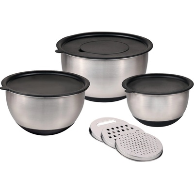 Kesper Sada 3 mís na míchání, stříbrné stříbrný – Zbozi.Blesk.cz