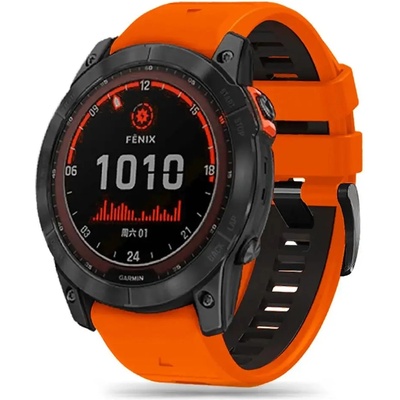 Tech-Protect Каишка Tech-Protect IconBand Pro за Garmin Fenix 3 / 5X / 3HR / 5X Plus / 6X / 6X Pro / 7X, оранжево-черна (9319456605136)