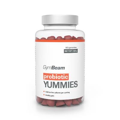 Probiotiká Yummies 60 kapsúl - GymBeam Príchuť: Čerešňa