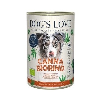 Dog's Love Canna Bio Hovězí Adult 400 g