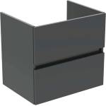 Ideal Standard Eurovit+ - Шкафче за умивалник, 55x60x44 см, 2 чекмеджета, лъскаво сиво R0259TI (R0259TI)