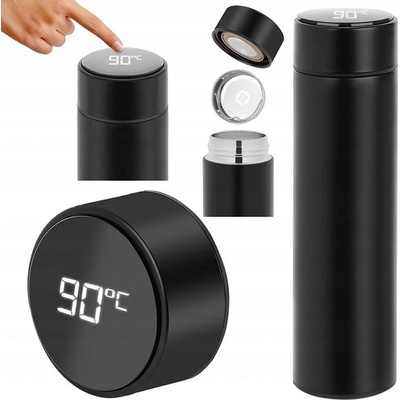 Ruhhy 23261 Termoska s LED displejem 500 ml černá
