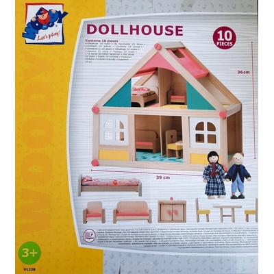 Woody Dřevěný domeček malý s příslušenstvím