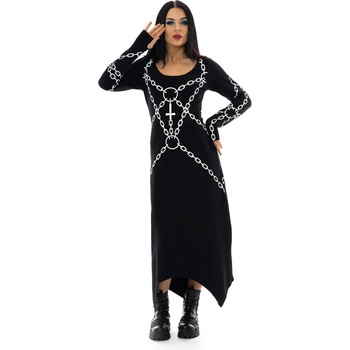 HEARTLESS Дамска рокля heartless - enchained - black - d-enchd-b