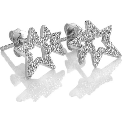 Hot Diamonds Stříbrné náušnice Shimmer DE875