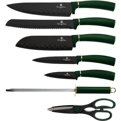 Berlingerhaus Sada nožov v stojane Emerald Collection BH 2563 8 ks