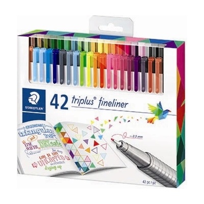 STAEDTLER Fineliner Triplus 0, 3мм асортимент (42) (334 C42)