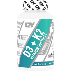 DY Nutrition D3 + K2 Vitamin, 60 Softgels