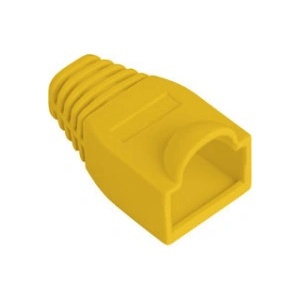 Lanberg PLB-1000-Y RJ45 жълти кабели с защита срещу счупване, 100 бр. /опаковка