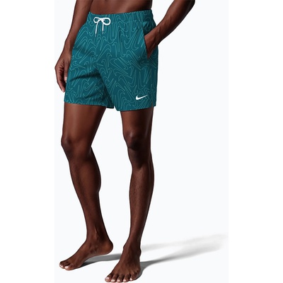 Nike Мъжки бански шорти Nike Breaker Logofetti 5 Volley green abyss