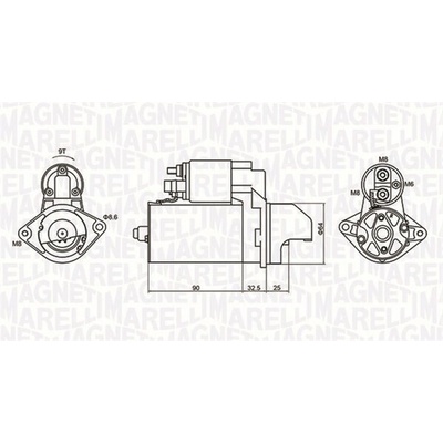 Startér MAGNETI MARELLI 063721334010