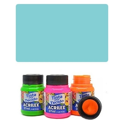 Acrilex Farba na textil, Turquoise (modrá) 37 ml