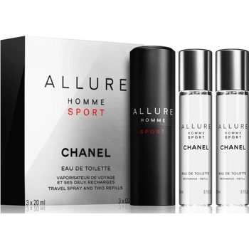 Chanel Allure Sport toaletná voda pánska 3 x 20 ml 60 ml
