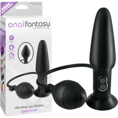 Анален разширител, вибриращ и надуваем, 17см. - Vibrating Ass Blaster (PD4666-23)