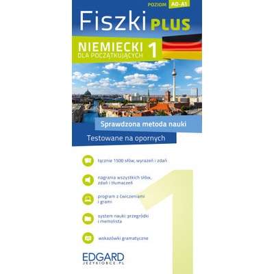 Niemiecki. Fiszki PLUS dla początkujących 1. Poziom A0-A1 wyd. 2