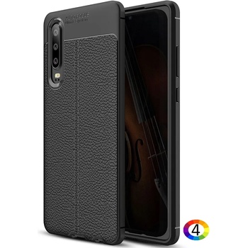 Image 1 of Huawei P30 Удароустойчив Litchi Skin Калъф и Протектор