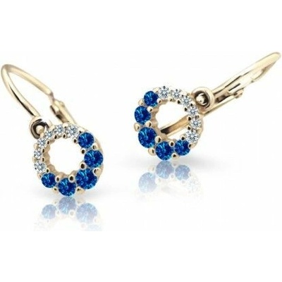 Cutie Dětské náušnice Jewellery C2154-DARK BLUE