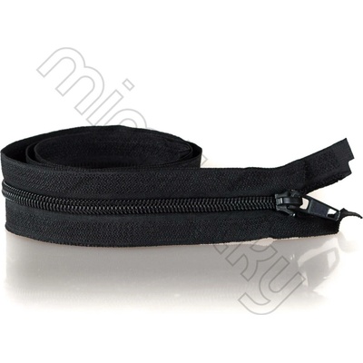 Zip spirálový nedělitelný 12cm šíře 5mm černý