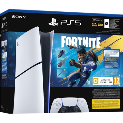 Sony PlayStation 5 (PS5) Slim Digital Edition + Fortnite Flowering Chaos Bundle