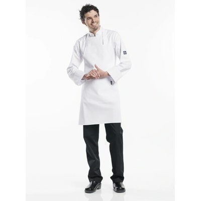 Chaud Devant Kuchářská zástěra s náprsenkou White White bílá