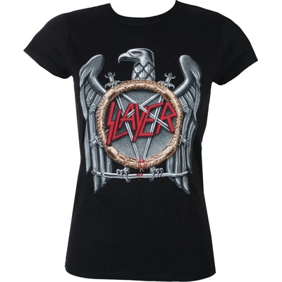 ROCK OFF тениска метална дамски Slayer - Сребърен орел - ROCK OFF - SLAYTEE02LB