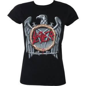 ROCK OFF тениска метална дамски Slayer - Сребърен орел - ROCK OFF - SLAYTEE02LB