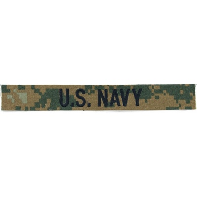 MILITARY RANGE Nášivka "U.S NAVY" MARPAT WOODLAND