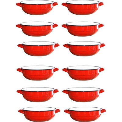 Kessel 03-250812 selské misky smalt 12 ks 18 cm
