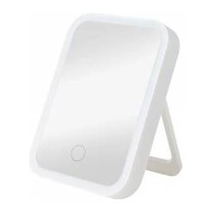 Leantoys LED Illuminated Mirror 3 Lighting Modes 90° Tilt Angle White