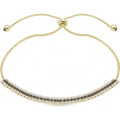 Biju Pozlacený náramek se zirkony 2839 2002839