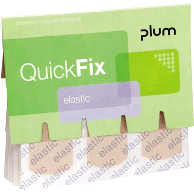 Plum Náplasti, modrá, detekovatelné, do dávkovače náplastí QuickFix 45 ks