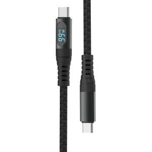 V-TAC 1М Кабел Тип c Към usb Черен - 7746 (7746)