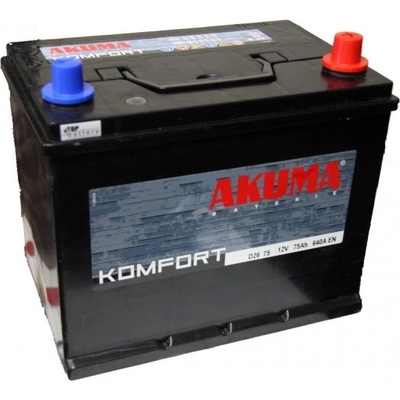 Akuma Komfort 12V 75Ah 640A D26 75