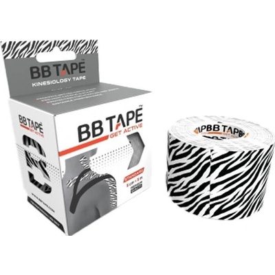 BB Tape Kineziologický tejp zebra 5m x 5cm