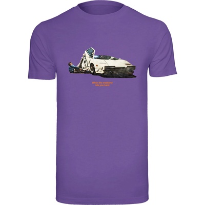 Mister Tee Тениска Weekend Wolf Tee ultraviolet XLUB-MT1484-01459 - Черен, размер M