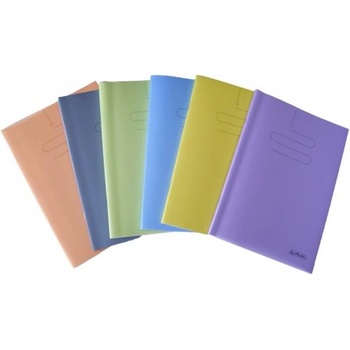 Herlitz Zošit 464 A4 s PP s obalom mix farieb