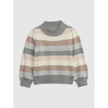 GAP Бебешки раиран суитшърт CashSoft GAP GAP | Siv | Момичешки | 104