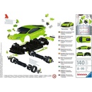 Ravensburger 3D puzzle Lamborghini Huracán Evo zelené 140 ks