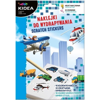 Image 1 of Kidea - Стикери за издраскване Превозни средства 99139
