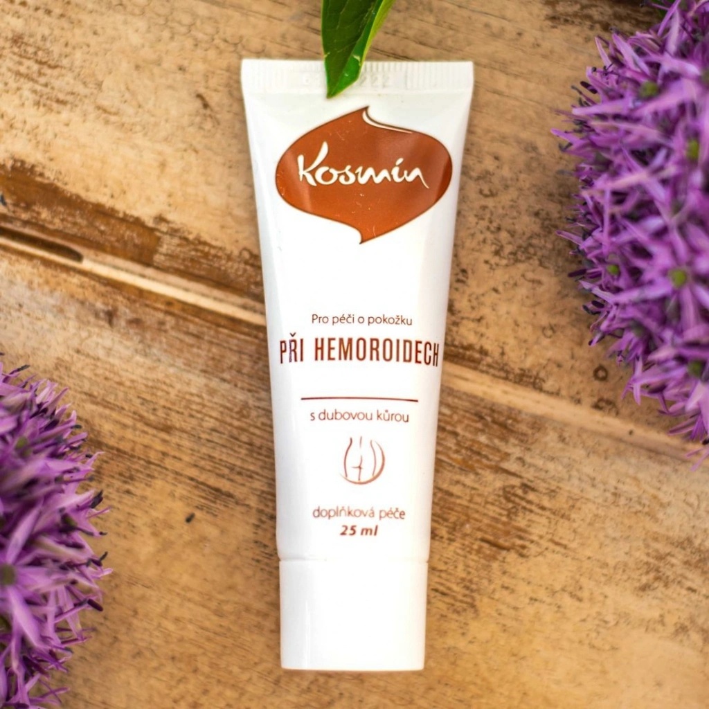 Tohle je absolutní vítěz srovnávacího testu - produkt Aromatica Kosmín při hemoroidech 25 ml
